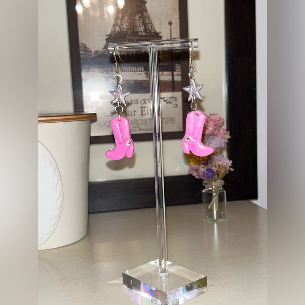 Pink Pony Club Polymer Clay Earrings